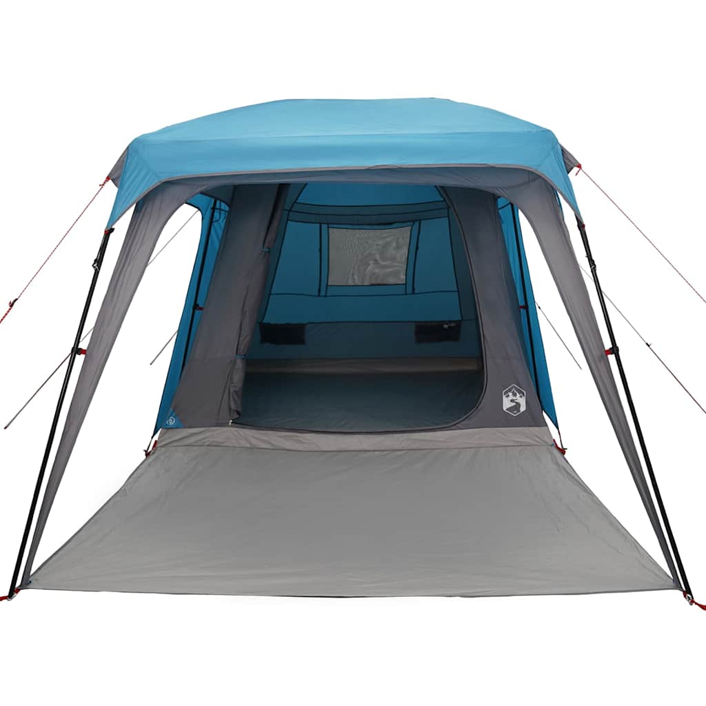 Campingzelt mit Vorzelt 5 Personen Grün Wasserdicht