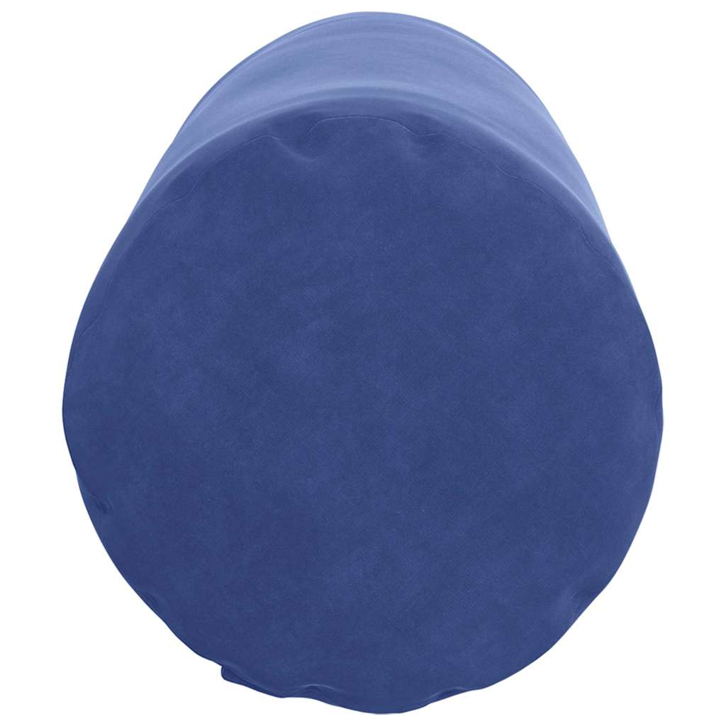 Bolsterkissen 2 Stück Blau Ø 15 x 40 cm Cordstoff