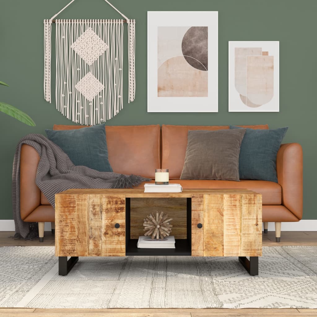 Couchtisch 100x54x40 cm Altholz Massiv & Holzwerkstoff