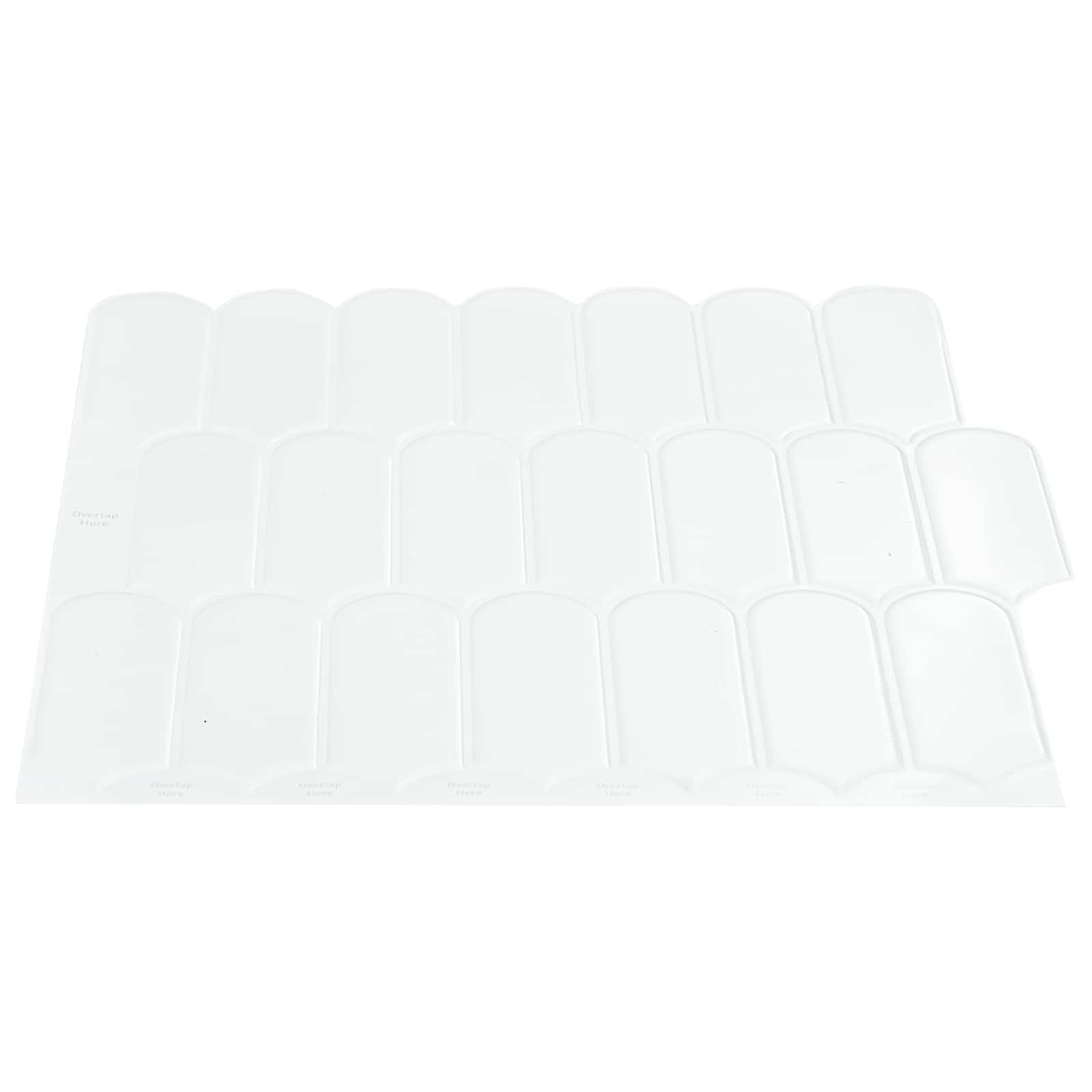 Federfliese 10 pcs Grau Marmor 30 x 30 cm Polyurethan und PET