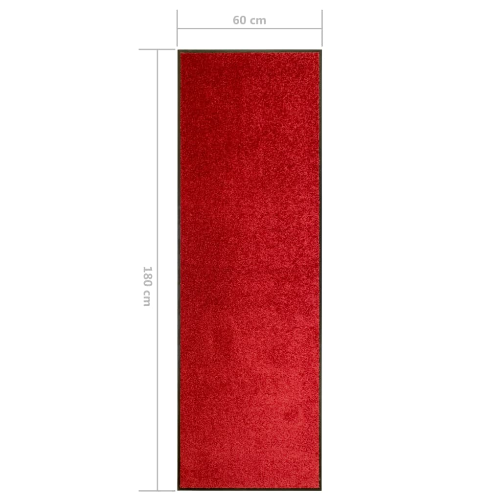 Fußmatte Waschbar Anthrazit 120x180 cm