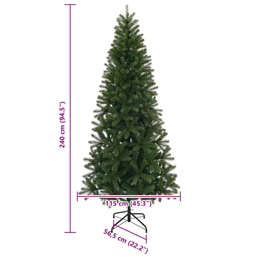 Künstlicher Weihnachtsbaum Grün 120 cm PVC, PE und Stahl