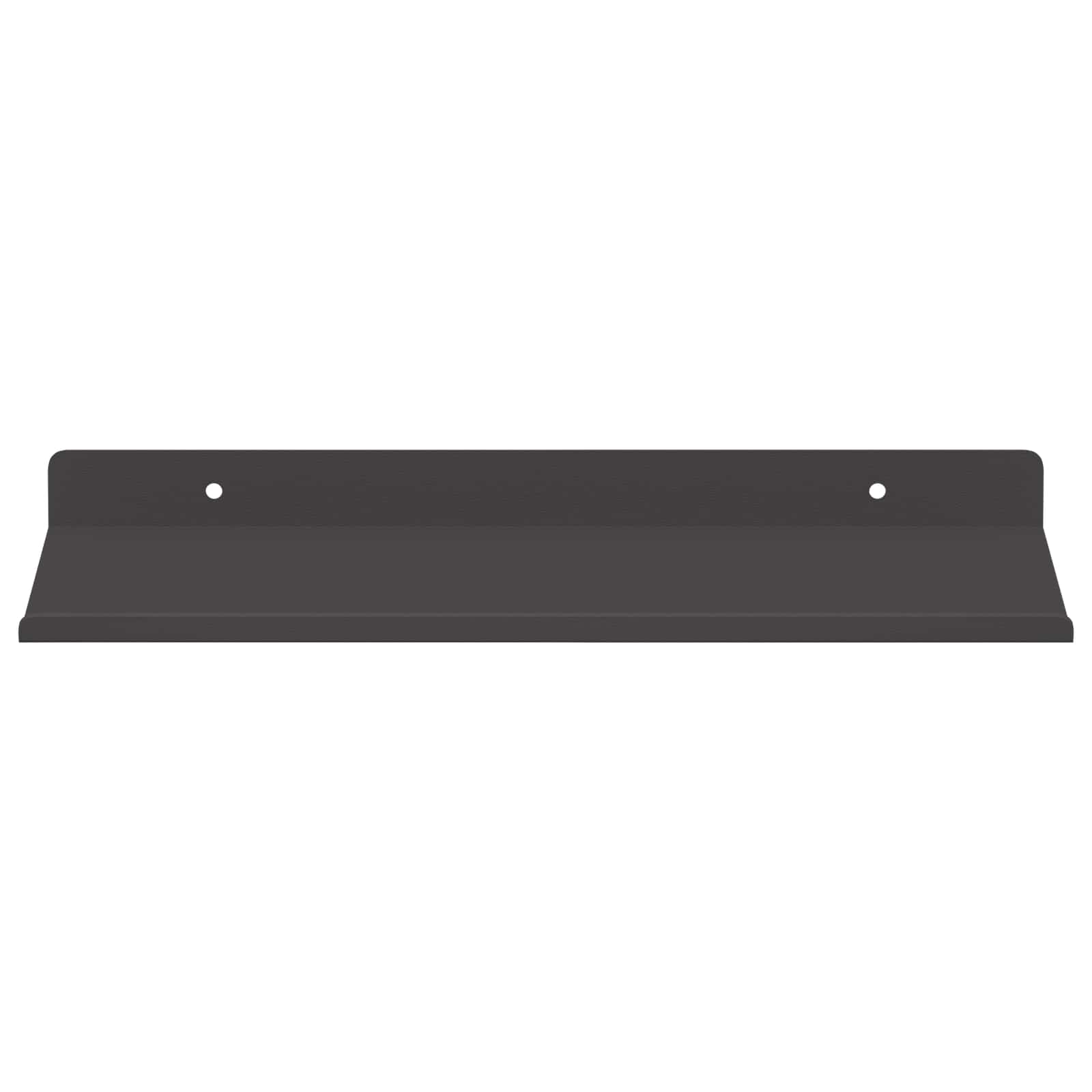 Schwebendes Regal 3 pcs Schwarz 40 x 9 x 2,5 cm Stahl