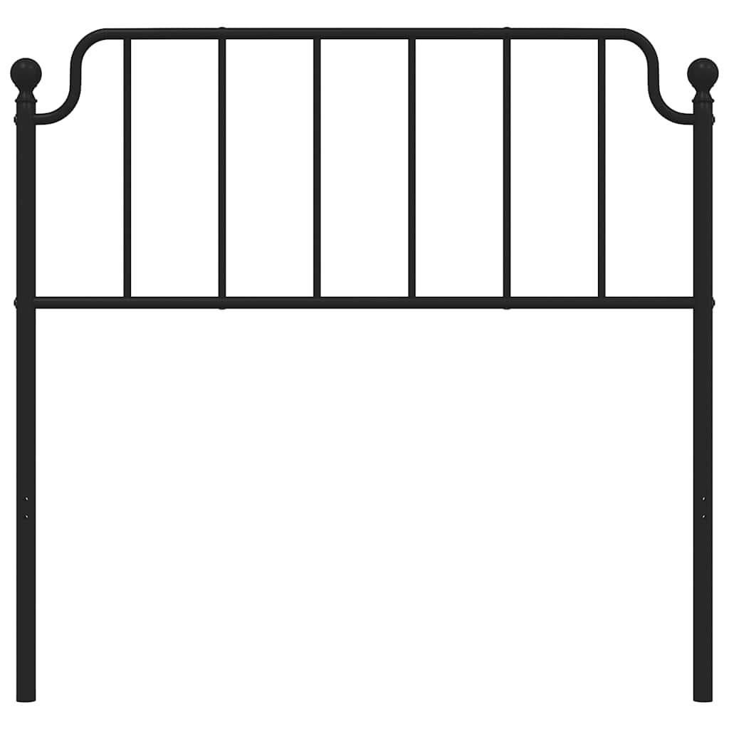 Ersatz-Kopfteil Metall Schwarz 135 cm