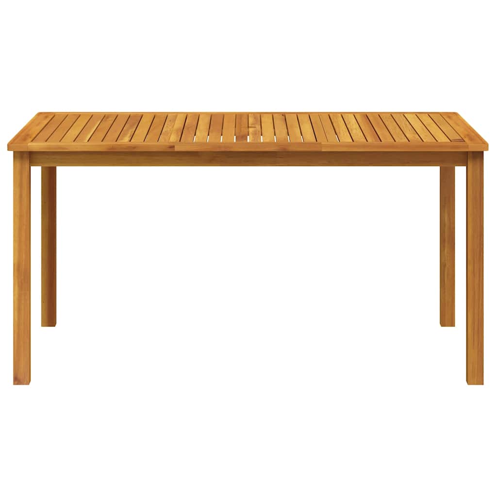 Garten-Esstisch 110x55x75 cm Massivholz Akazie