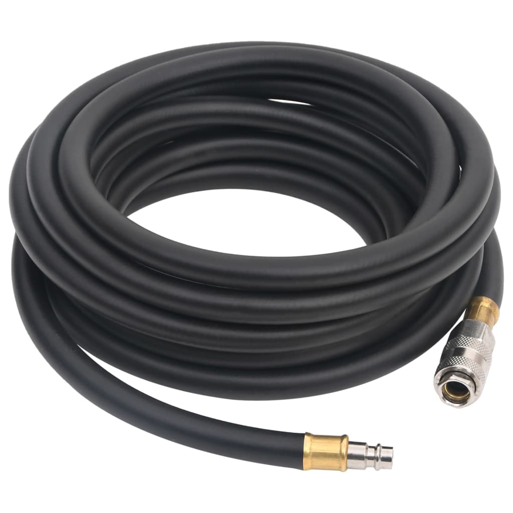 Hybrid-Luftschlauch Schwarz 0,6" 20 m Gummi und PVC