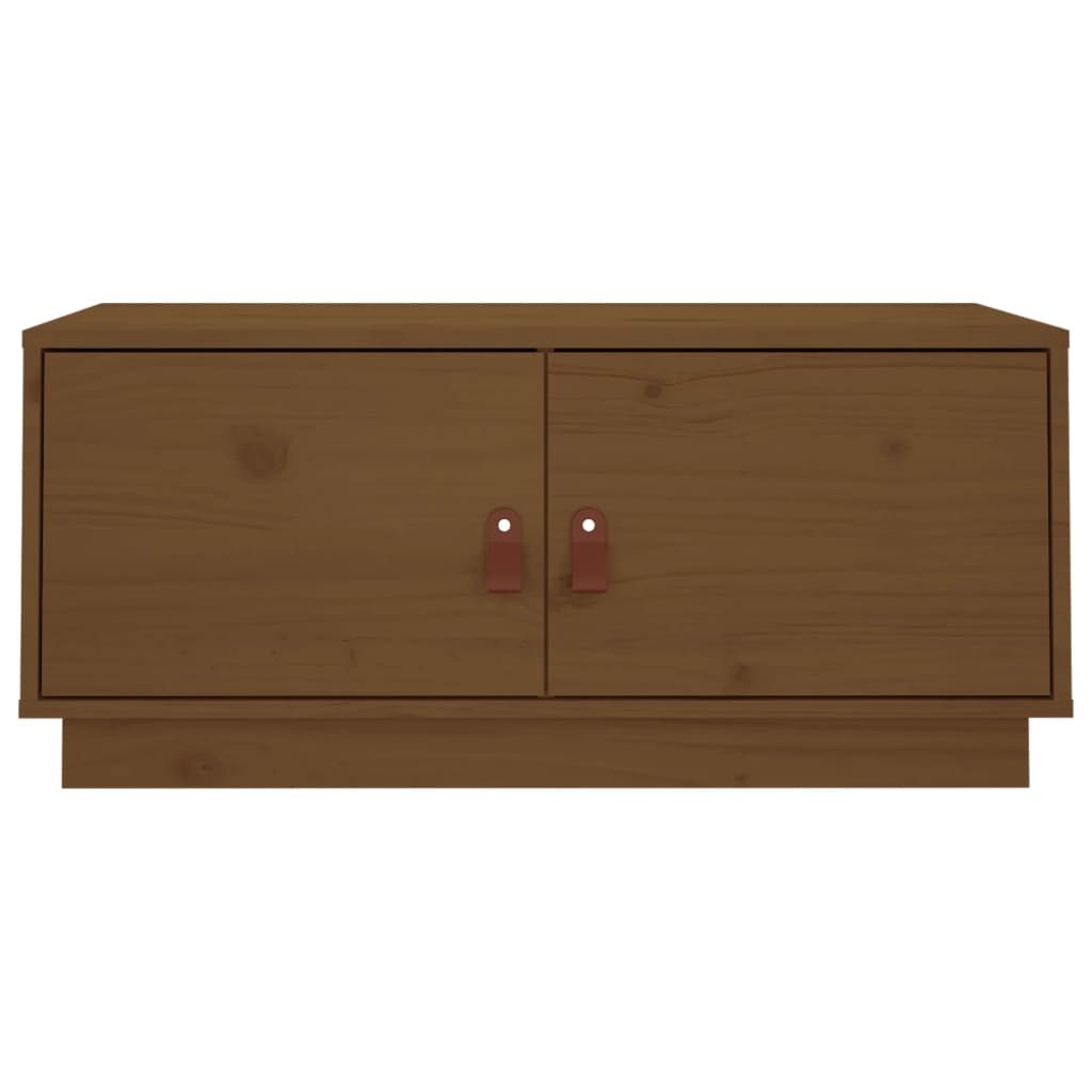 Couchtisch 80x50x35 cm Massivholz Kiefer