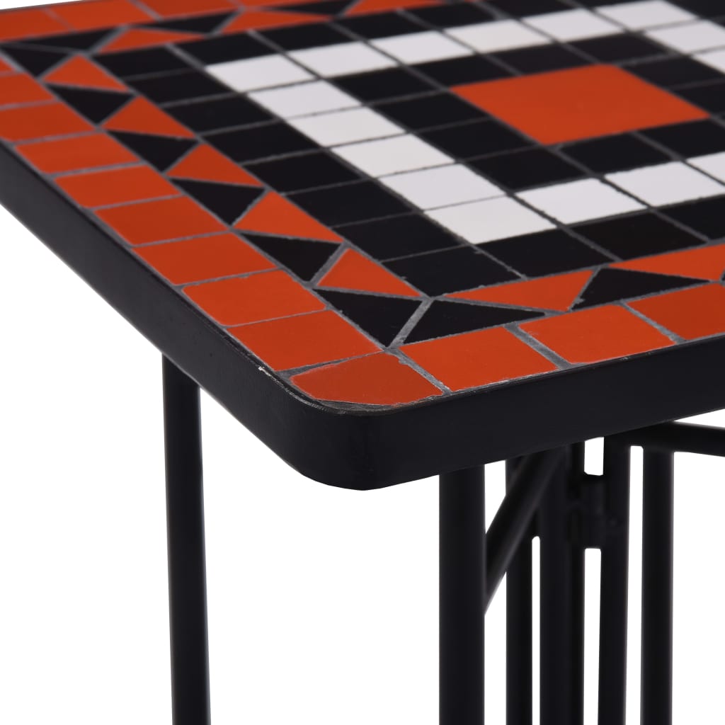 Mosaiktisch Keramik Terracotta