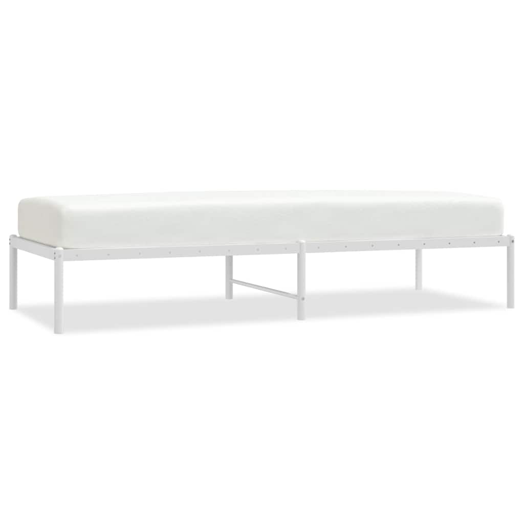 Bettgestell Metall Schwarz 75x190 cm
