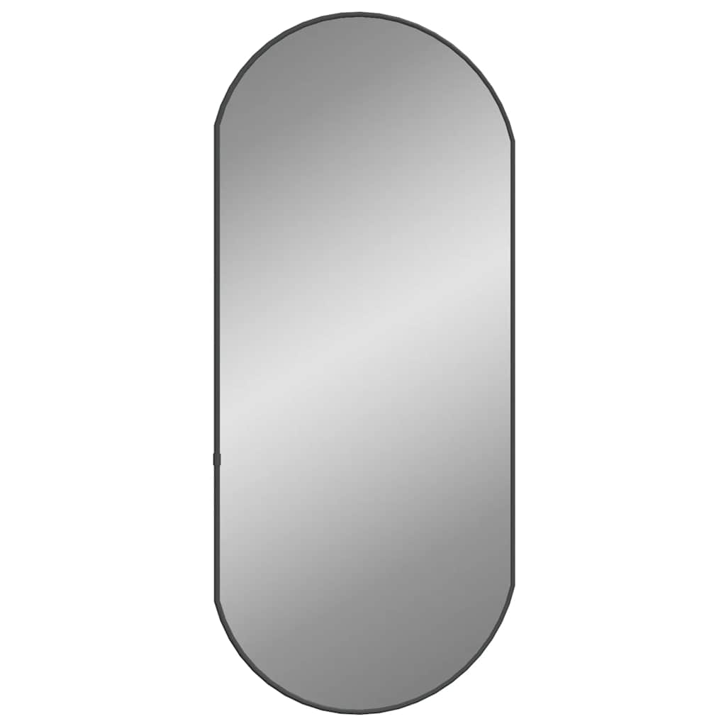 Wandspiegel Silbern 50x20 cm Oval