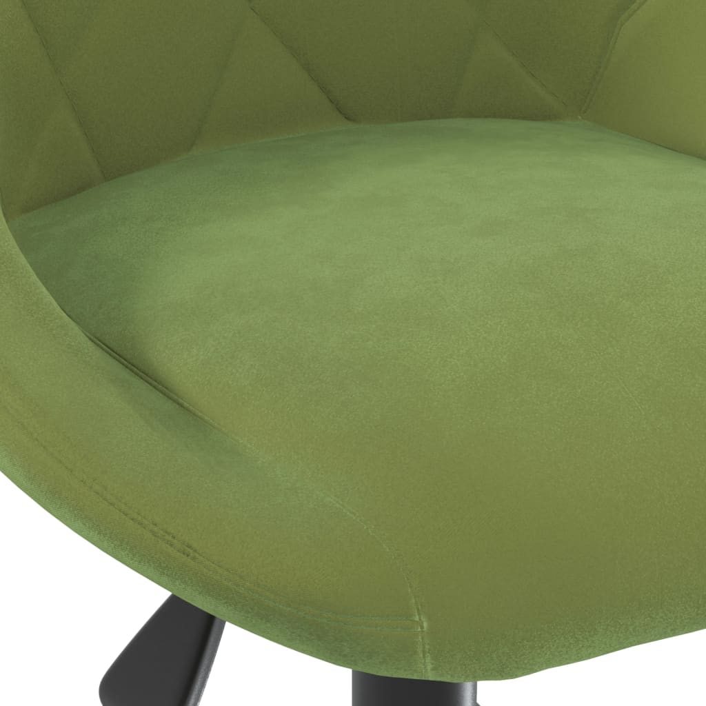 Bürostuhl Drehbar Creme Samt