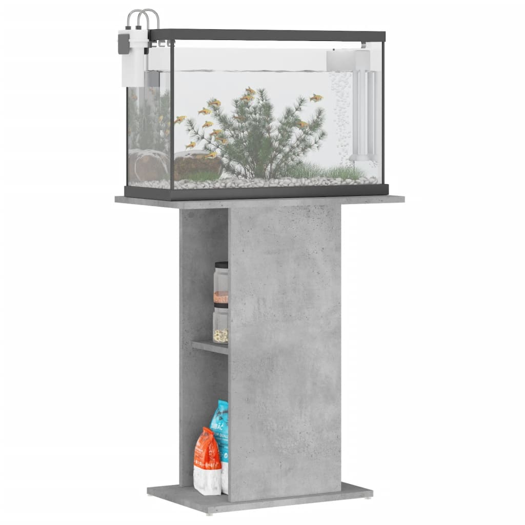 Aquariumständer Weiß 60,5x36x72,5 cm Holzwerkstoff
