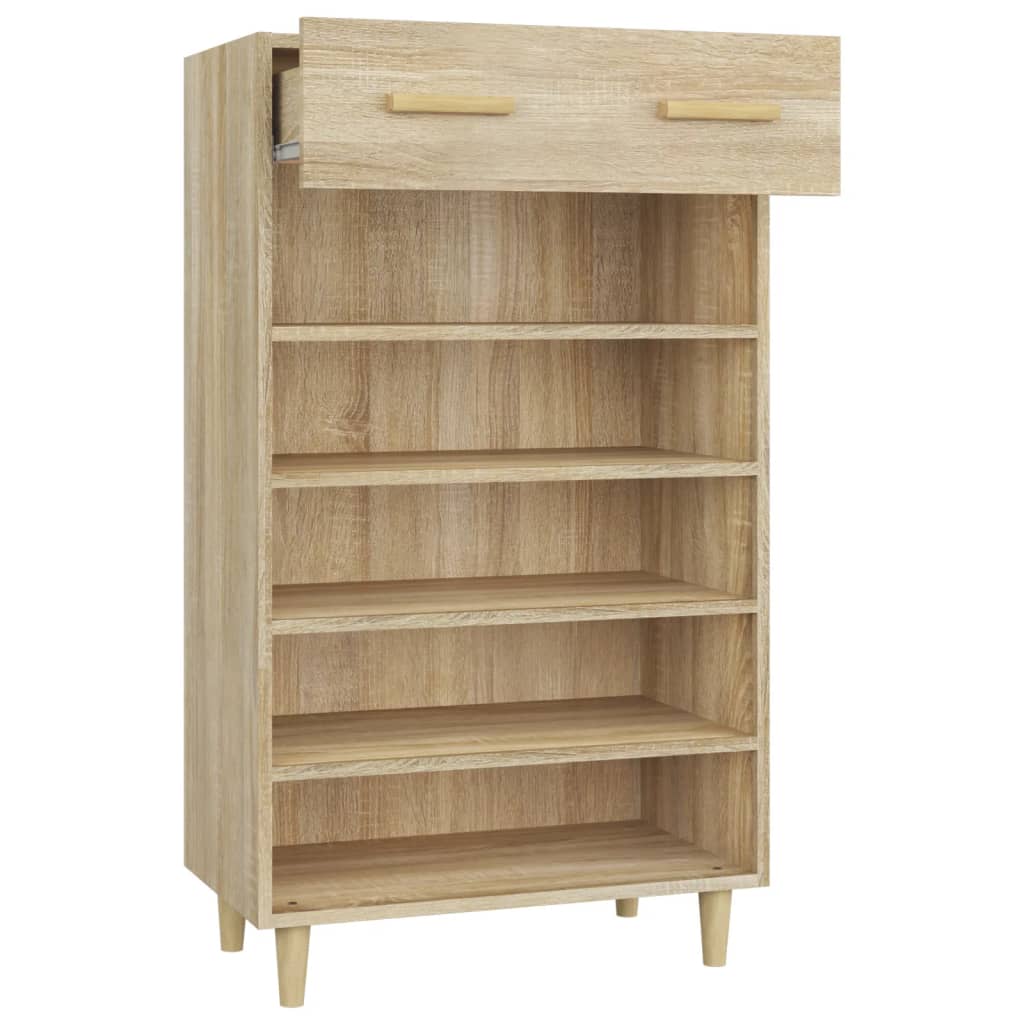 Schuhschrank mit Regal Altholz 60 x 35 x 105 cm Holzwerkstoff