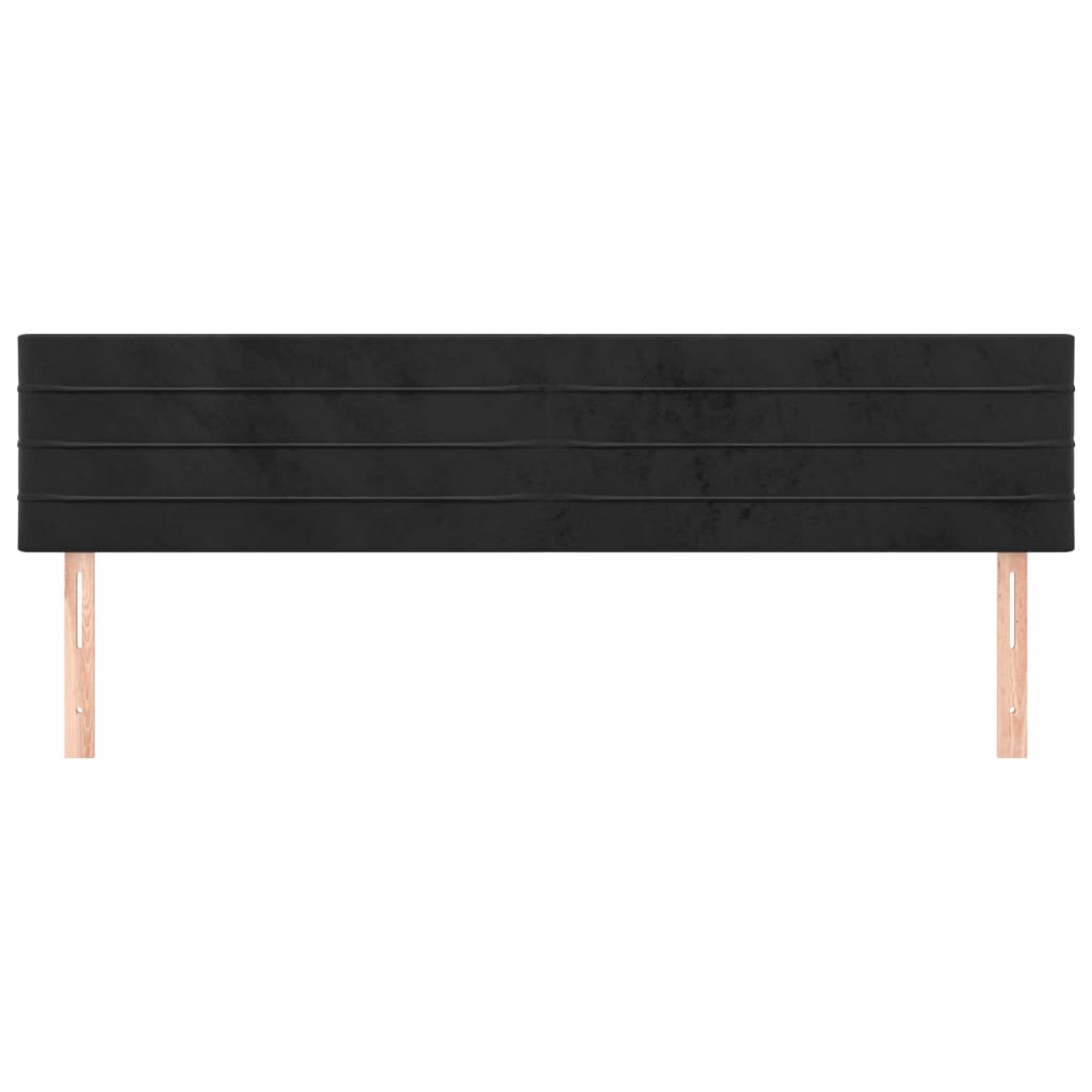 Kopfteil Hellgrau 80x5x118/128 cm Samt