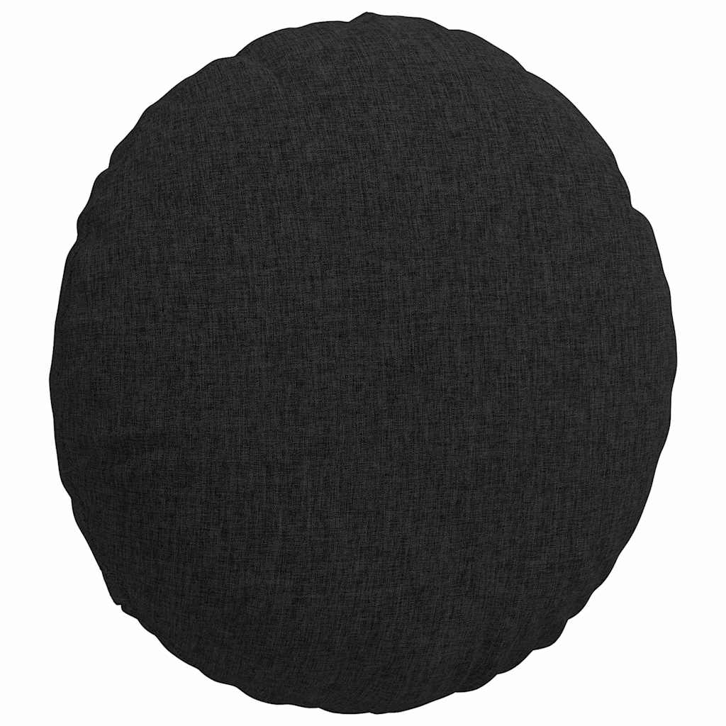Sitzkissen 2 pcs Hellgrau Ø30 x 13 cm Stoff