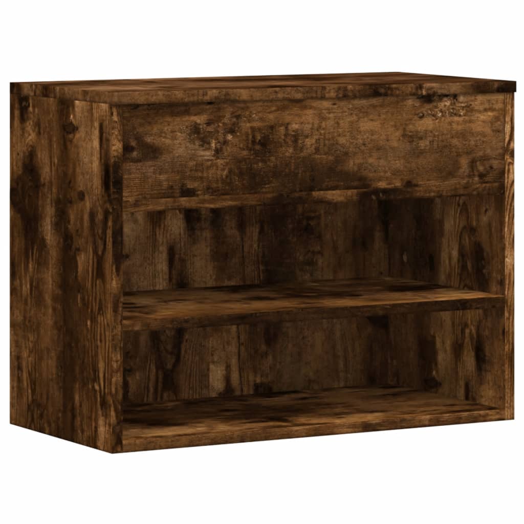 Schuhbank Weiß 60x30x45 cm Holzwerkstoff