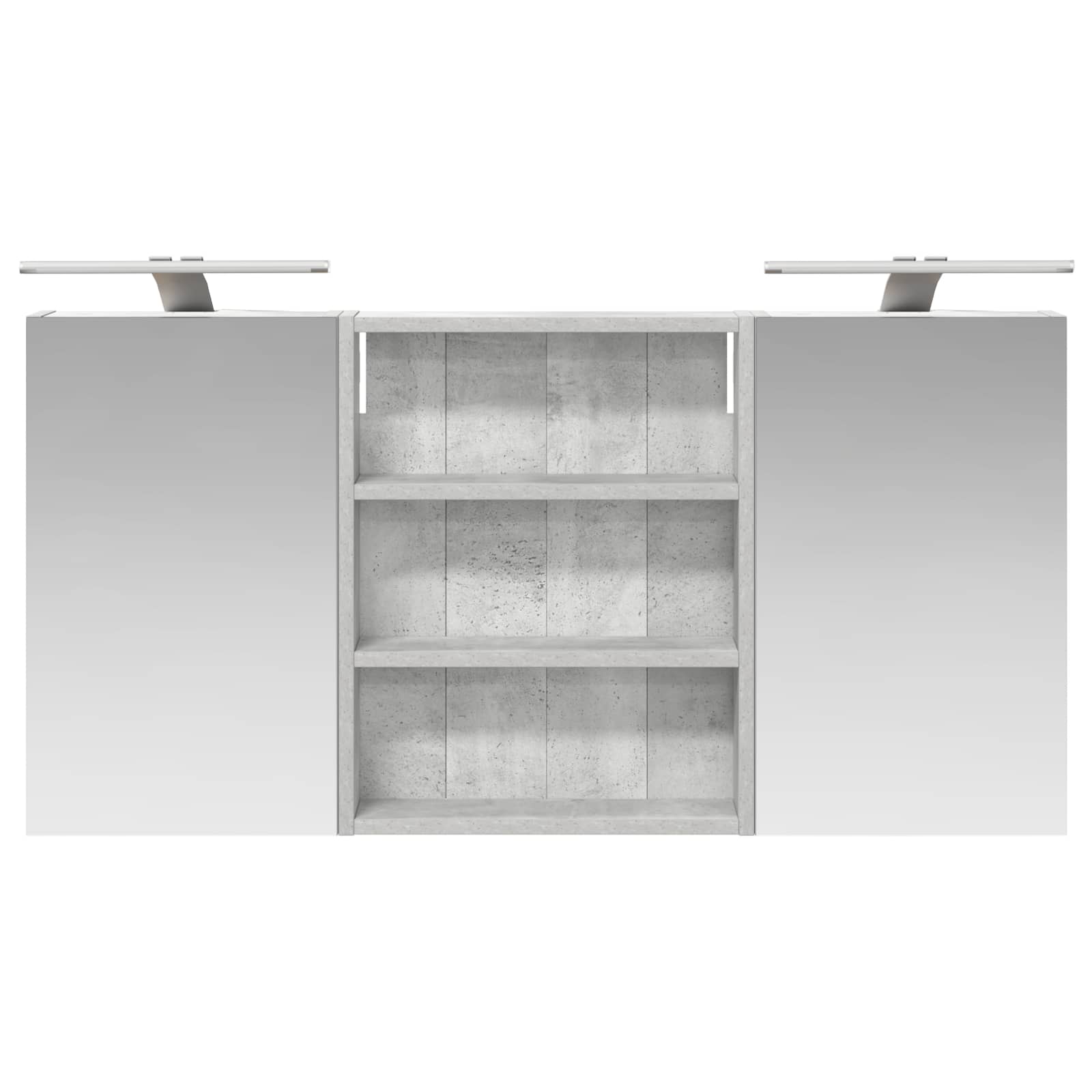 Badezimmerschrank-Set 3 pcs 80 x 10,5 x 50 cm Holzwerkstoff