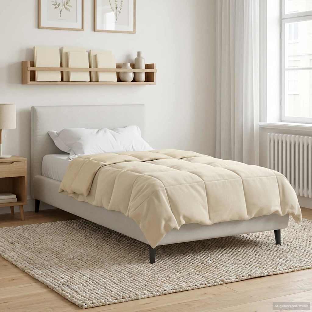 Sommerdecke Gesteppt Anthrazit 135 x 200 cm Mikrofaser