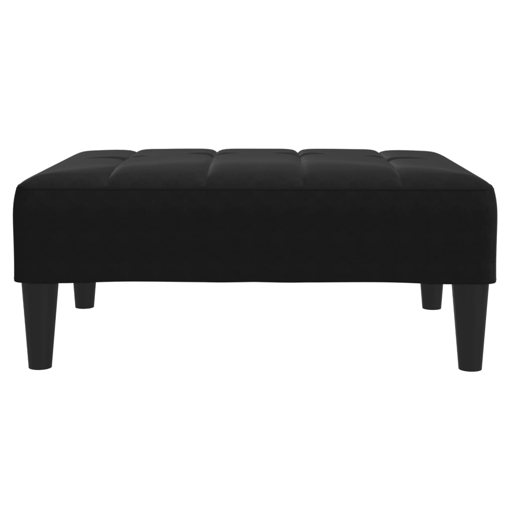 Fußhocker Blau 77x55x31 cm Samt