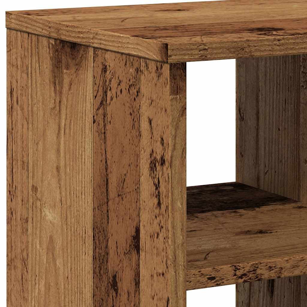 Beistelltisch Weiß 50x30x50 cm Holzwerkstoff