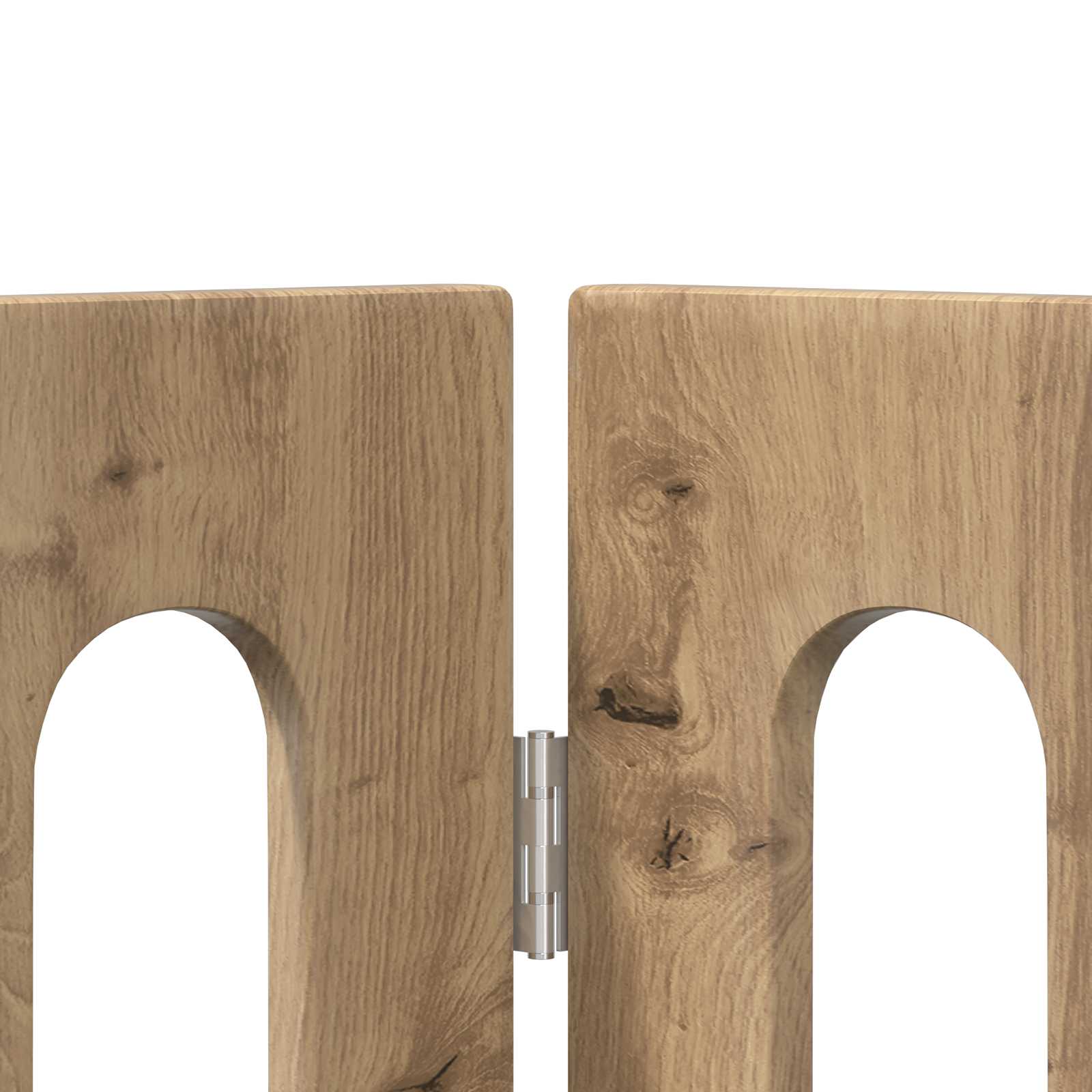 Faltbarer Haustierzaun 2 pcs Weiß 100,5 x 38 x 70 cm