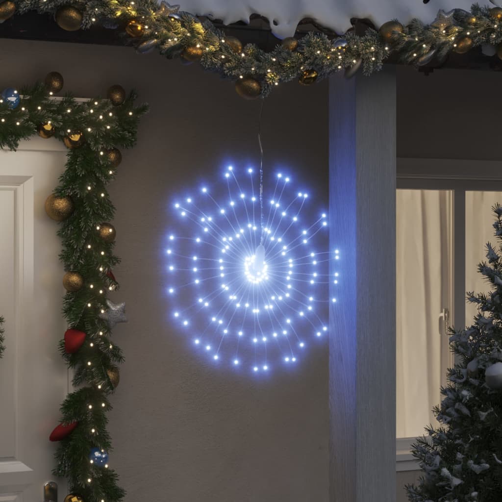 Weihnachtsbeleuchtung Feuerwerk 140 LEDs Warmweiß 17 cm