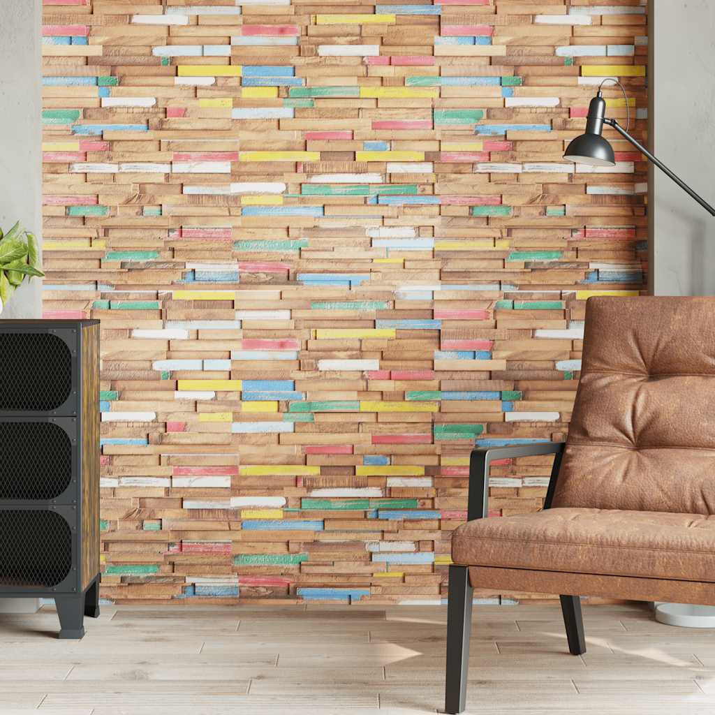 Wandplatten 10 Stk. 1,03 m² Massivholz Teak