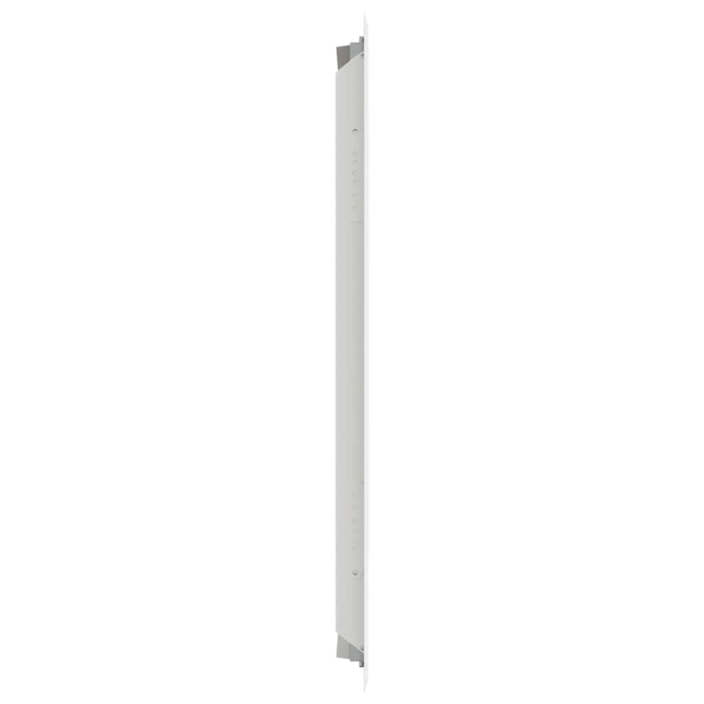 Zugangsklappe 2 pcs Weiß 23 x 23 x 3 cm Stahl