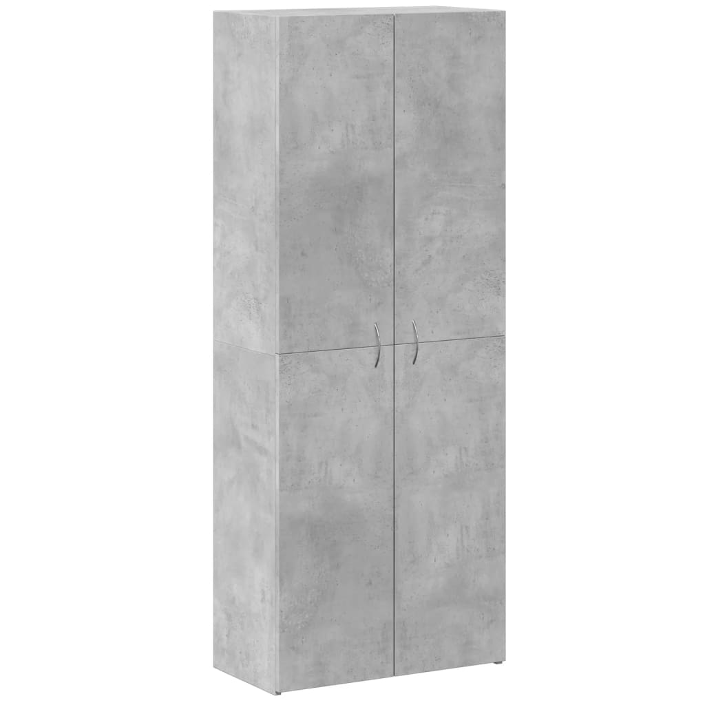 Aktenschrank Weiß 60x32x153 cm Holzwerkstoff