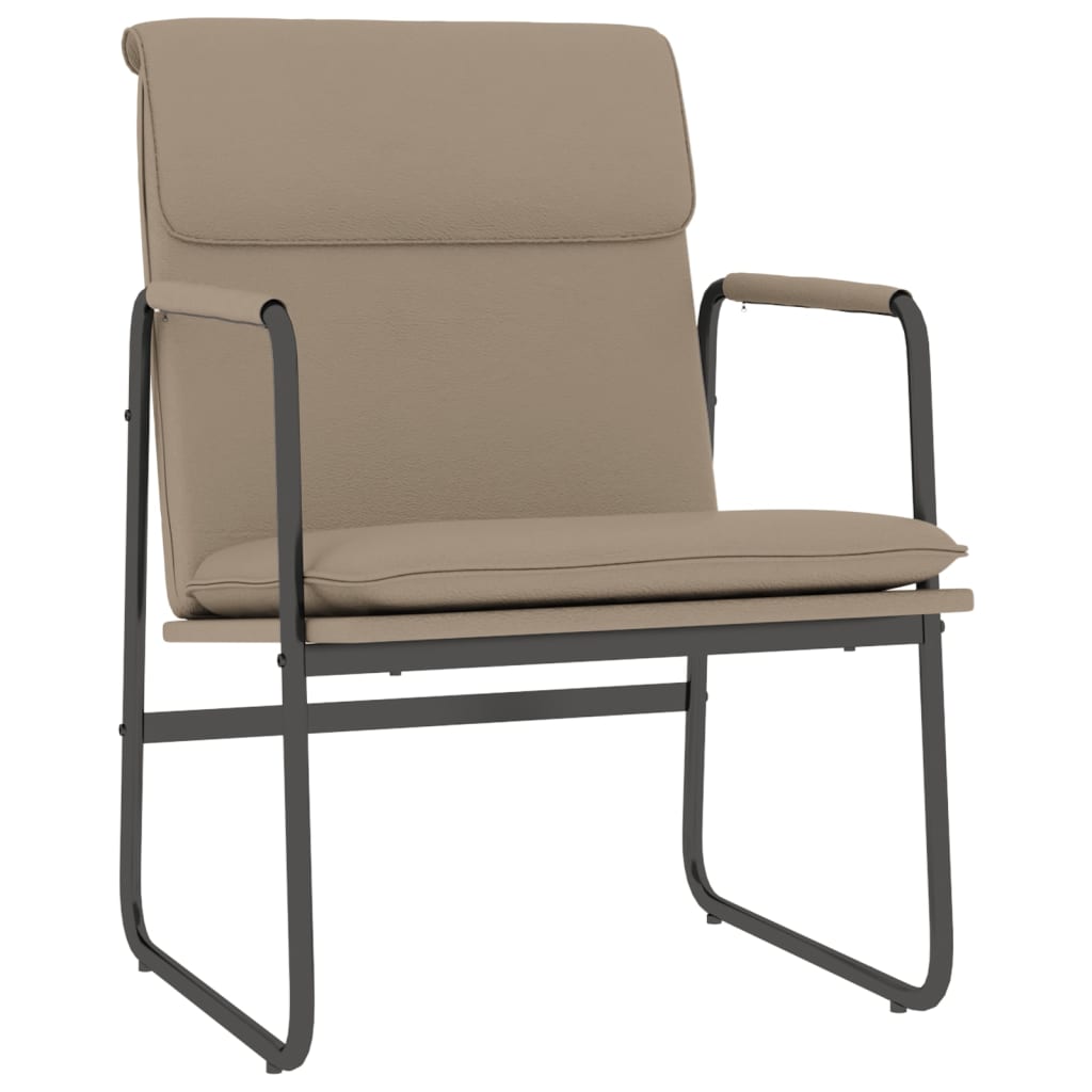 Loungesessel Grau 55x64x80 cm Kunstleder