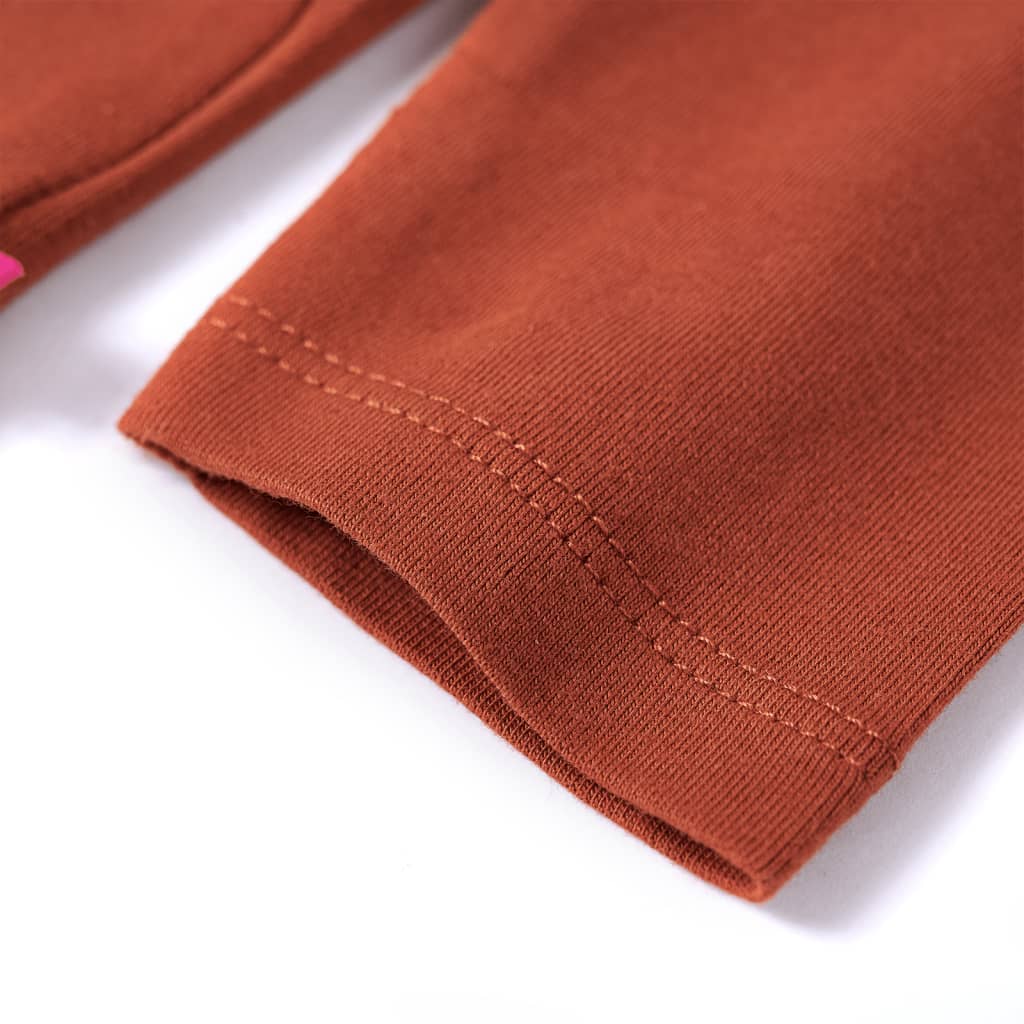 Kinder-Langarmshirt Hellrosa 128