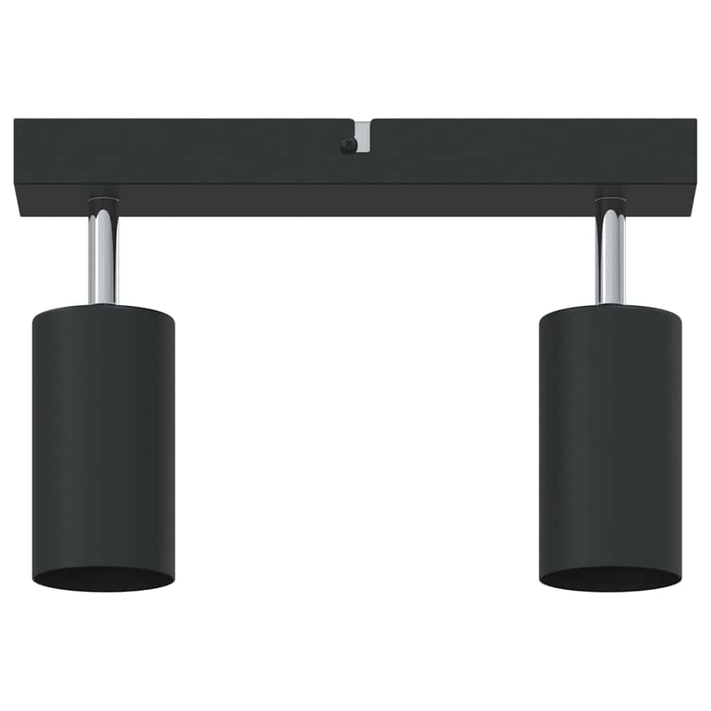 Deckenstrahler mit Strahlern Schwarz 6 x 6 x 16 cm Metall