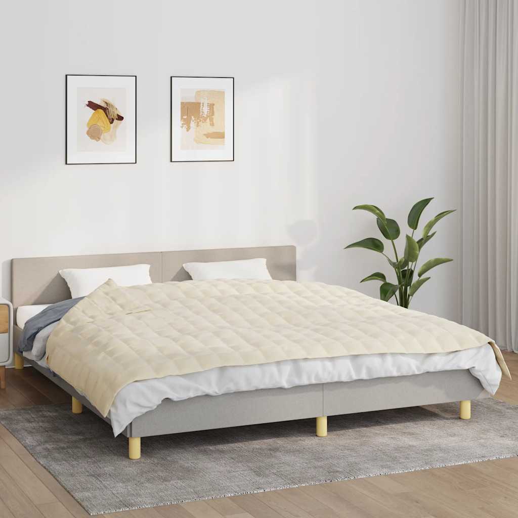 Gewichtsdecke Grau 122x183 cm 5 kg Stoff