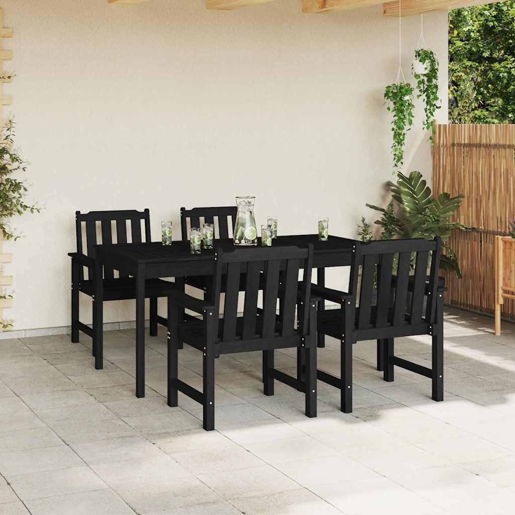 Gartenstuhl 4 pcs Weiß 65,5 x 59 x 88 cm Polyethylen