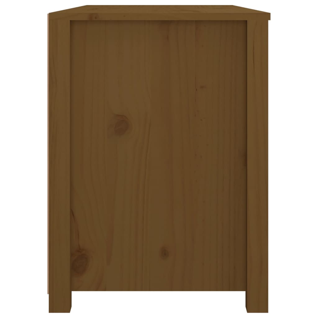 Beistellschrank 100x40x72 cm Massivholz Kiefer