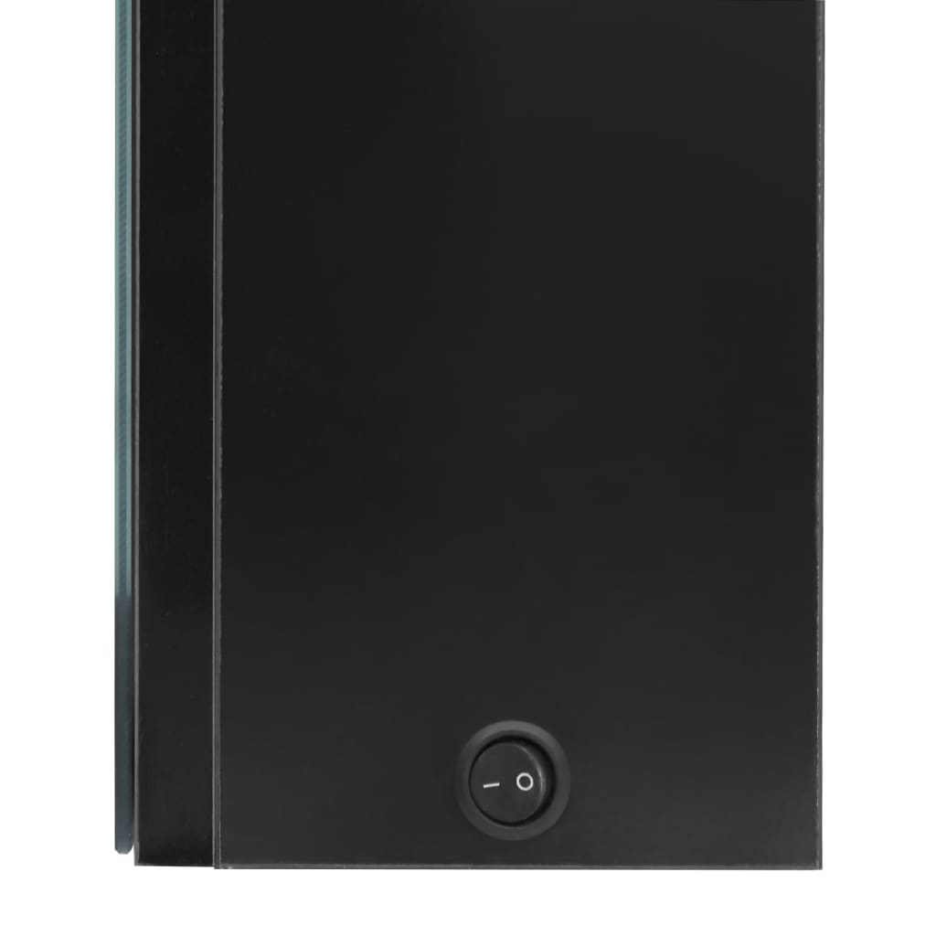LED-Spiegelschrank fürs Bad Glänzend Weiß 50x13x70 cm