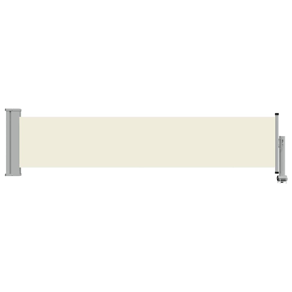 Seitenmarkise 60 x 300 cm 100% Polyester Eisen Stahl