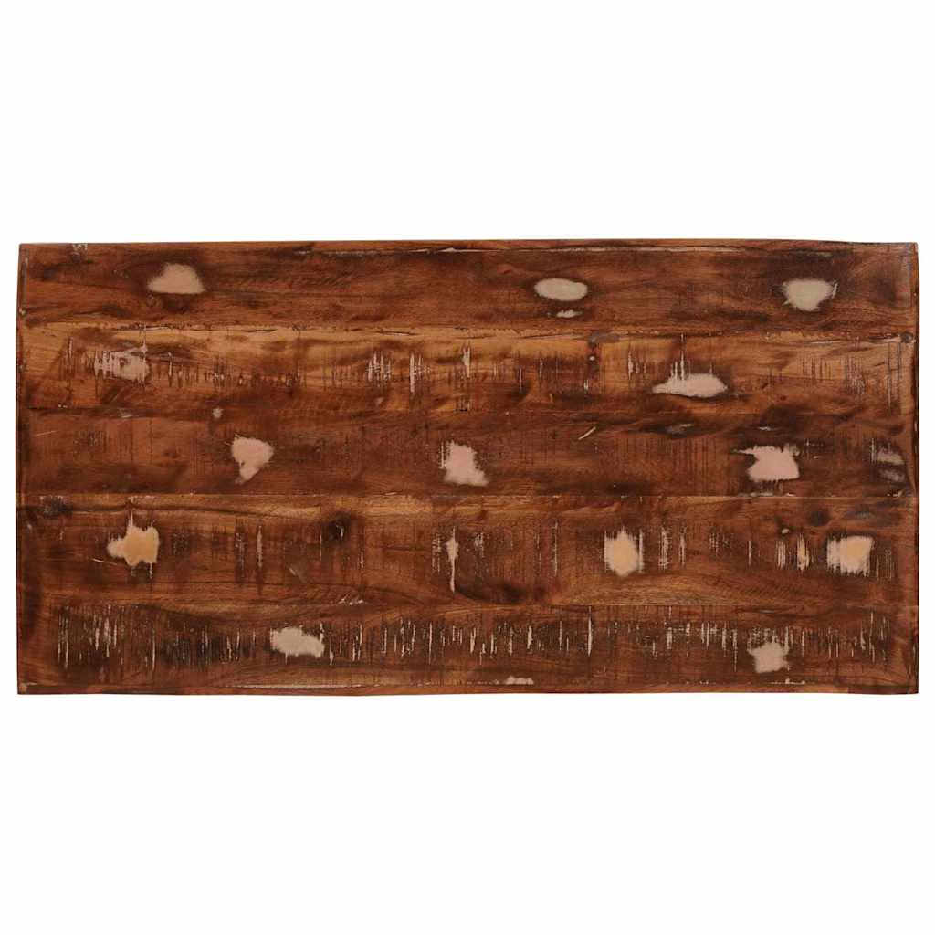 Schminktisch mit Spiegel Braun 90 x 76 x 45 cm Massivholz Mango