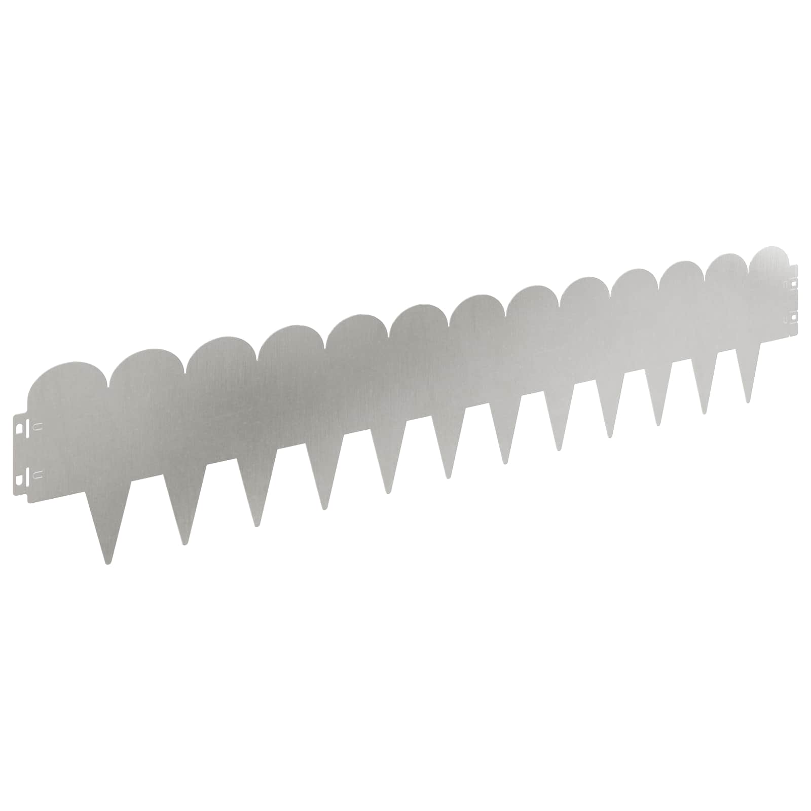 Raseneinfassung 10 pcs 103 x 15 cm Stahl Schwarz