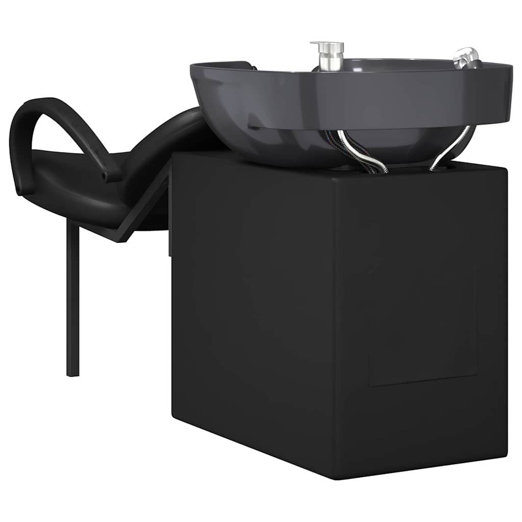 Shampoo Stuhl Schwarz 136 x 60 x 92 cm PVC