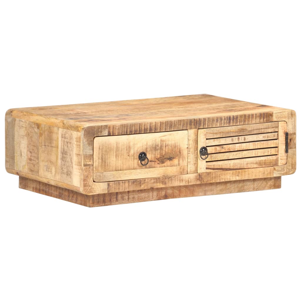 Couchtisch 89x55x29 cm Altholz Massiv