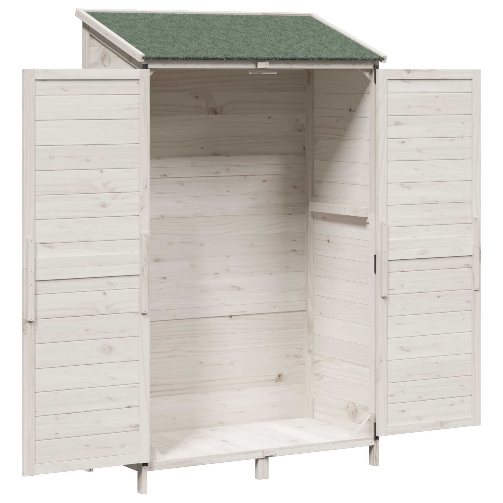 Gartenschuppen Natur 59,5 x 56 x 113,5 cm Massivholz aus Fichte