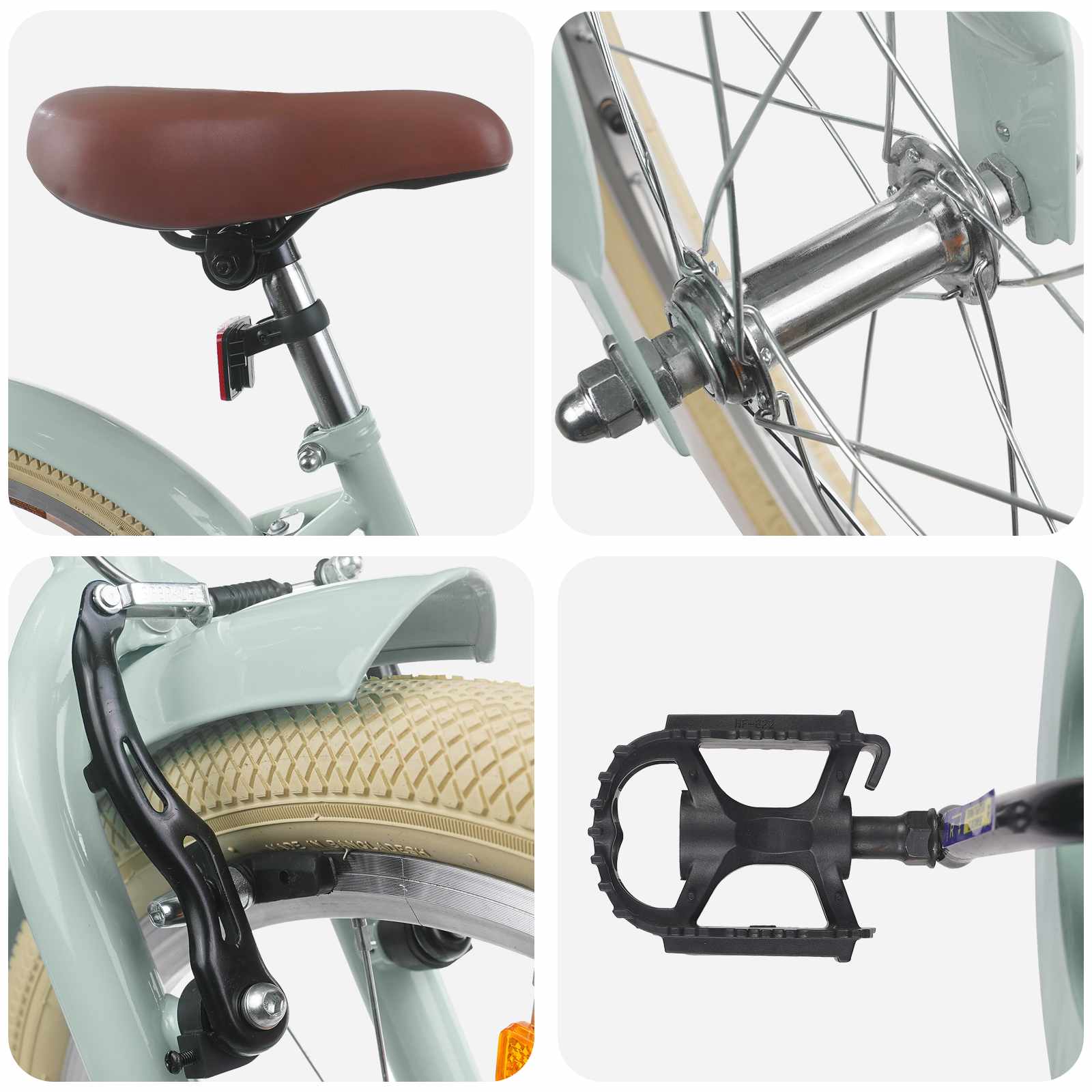Kinderfahrrad 12 Zoll für 2-4 Jahre alt Hellrosa