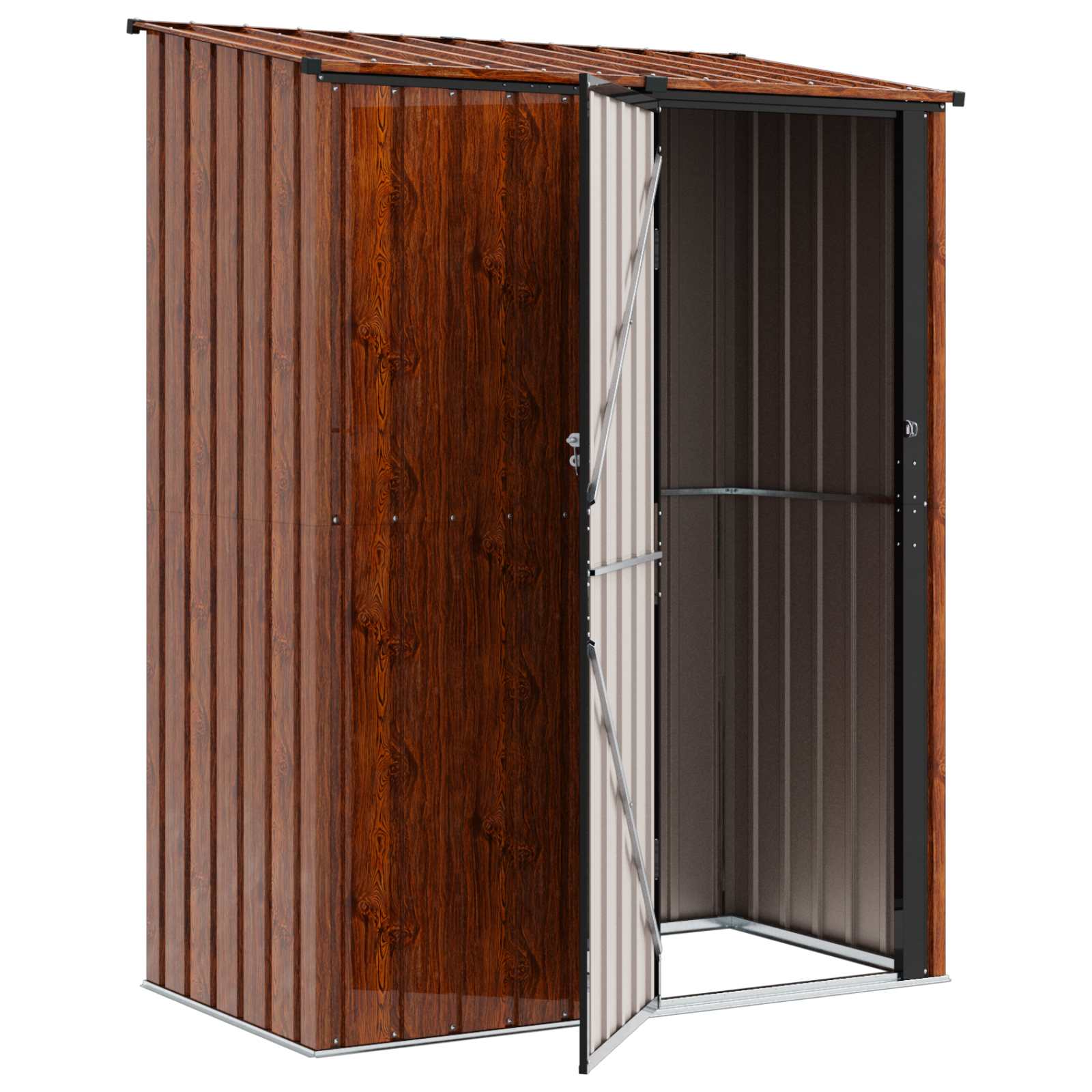 Gartenhütten Anthrazit 103 x 74 x 200 cm Metall