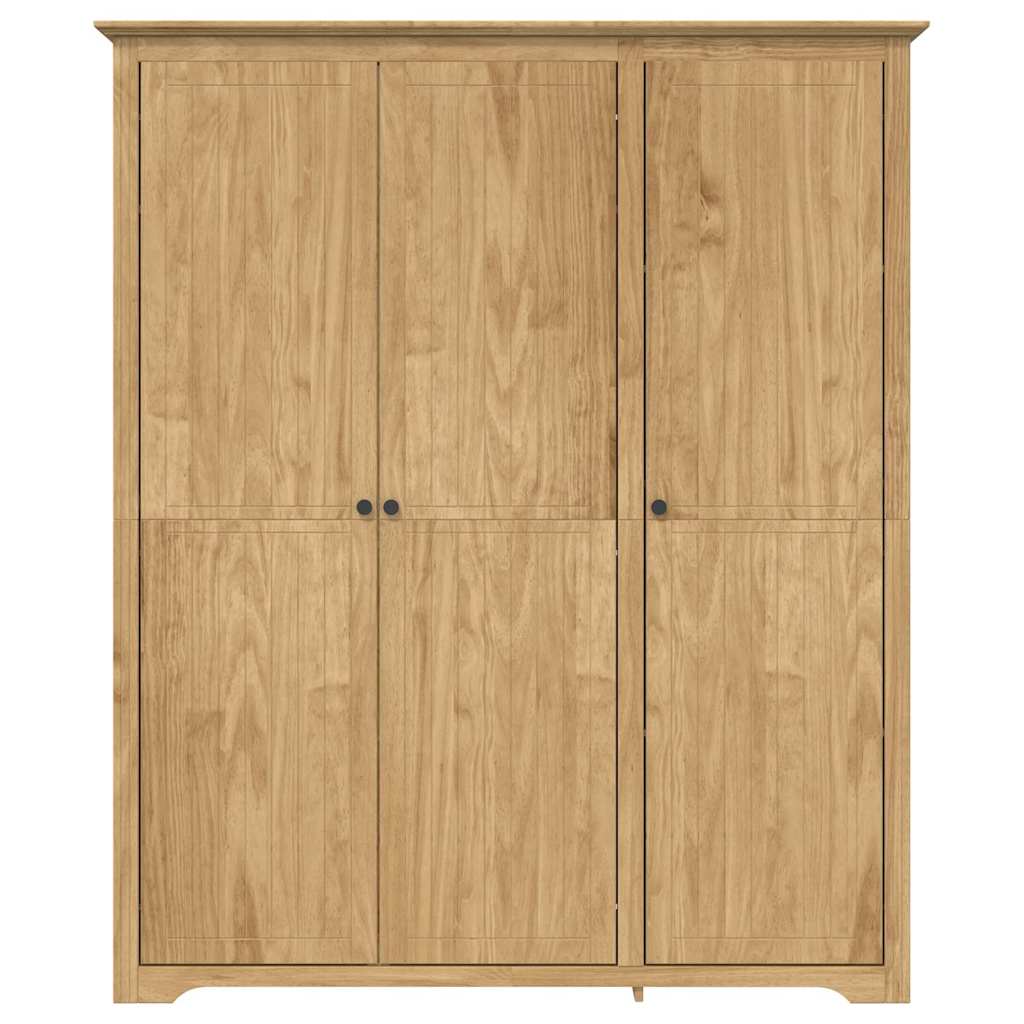 Kleiderschrank BODO Honigbraun 53,5 x 99 x 173 cm Holzwerkstoff