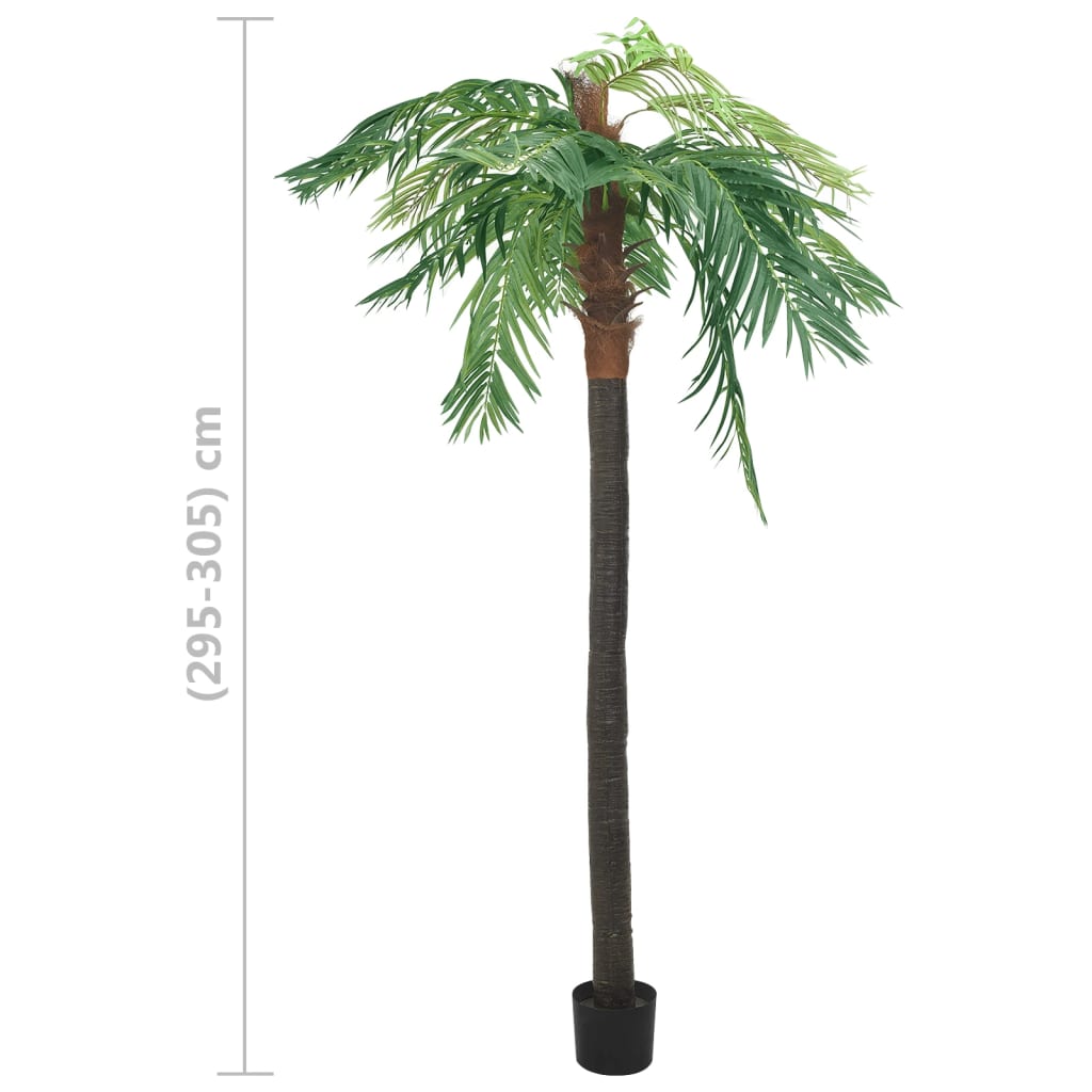 Künstliche Palme Cycas mit Topf 140 cm Grün
