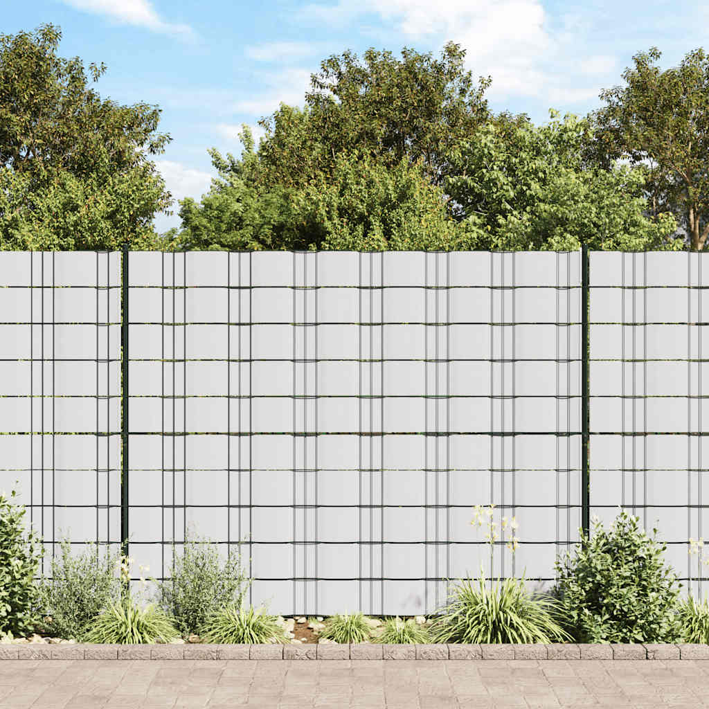 Garten-Sichtschutz 4 Stk. PVC 35x0,19 m Grün
