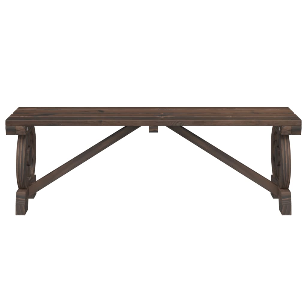 Garten-Fußhocker 40x36,5x38,5 cm Massivholz Tanne