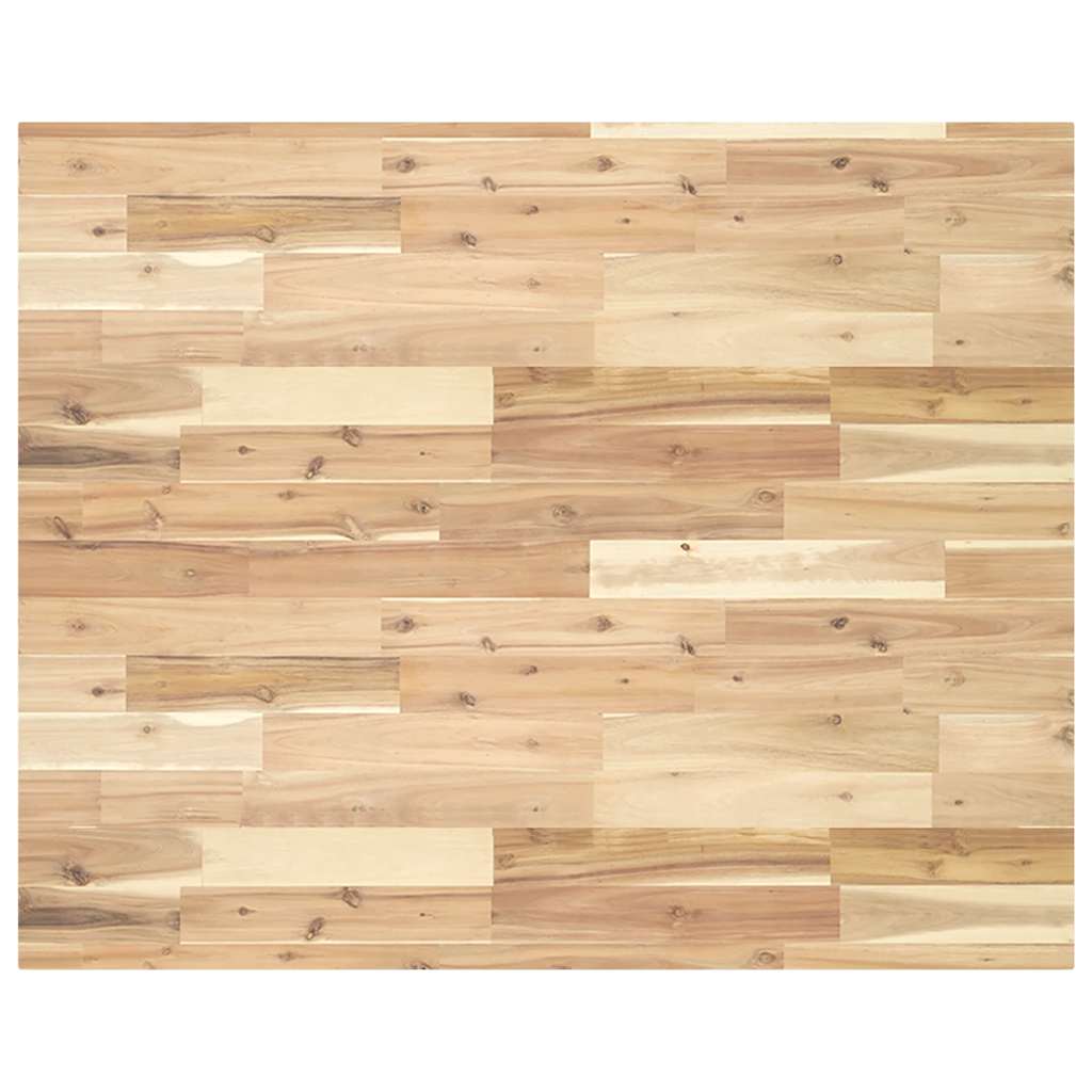 Schreibtischplatte Unbehandelt 60x50x2 cm Massivholz Akazie