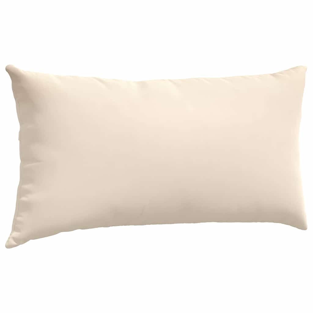 Sofakissen 2 Stück Taupe 50 x 30 cm Stoff
